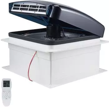 VEVOR Wohnmobil Dachlüfter 410x410mm 12V 10 Stufen mit Fernbedienung