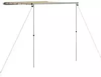 vidaXL Wohnwagen-Markise 1,8x2x2,15 m Beige