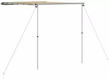 vidaXL Wohnwagen-Markise 1,8x2,5x2,15m, beige (148135)