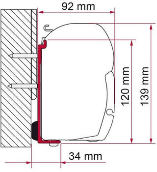 Fiamma F45 Adapter für Fleurette