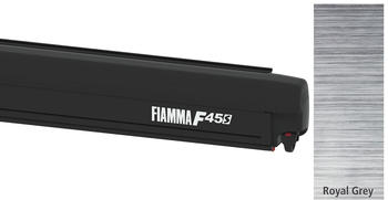 Fiamma F45S 450 Markise schwarz, 450cm, Royal Grey