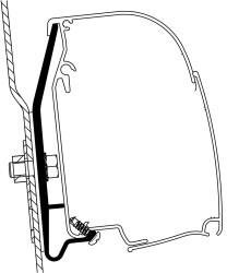 Thule 4200 Adapter für Ford Nugget Westfalia mit Hochdach