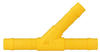 Lilie Y 45° Verbinder, gelb, ø10 mm