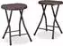 Relaxdays Bastian Klapphocker 2er Set 45 x 32,5 x 29 cm (HxBxT) Kunststoff