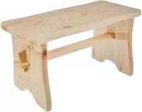 Zeller 13130, Zeller Schemel natur 1 Stufe, H: 21,0 cm