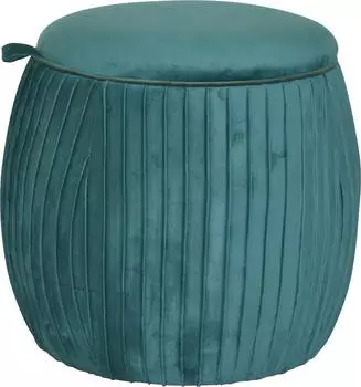 Möbel direkt online Sitzhocker mit Stauraum Anna 49x46 cm grün