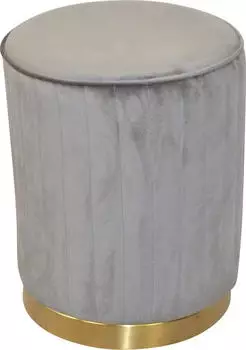M&ouml;bel direkt online Sitzhocker Carmen 34,5x42,5 cm grau