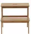 MCW TrittB87, Stufenhocker Trittbank Holzhocker, Bambus 43x47x38cm