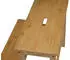 MCW TrittB87, Stufenhocker Trittbank Holzhocker, Bambus 43x47x38cm