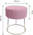 Echtwerk Echtwerk Sitzocker Marylin Samtbezug 35,5x35,5x40,5 cm rosa