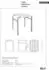 Brillantbad BELP Hocker Edelstahl Kunststoff poliert 44x45x40 cm