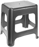 Keeeper Sitzhocker Maxi-Hocker, bis 150 kg, Kunststoff, graphite, 41 x 42,5 x...
