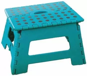 B&ouml;ttcher-AG Tritthocker klappbar Kunststoff 22x31x22 cm t&uuml;rkis