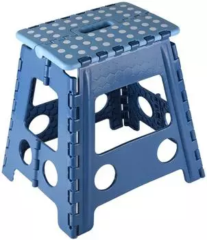 Kesper Klapphocker Blau/Schwarz (705182)