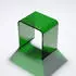 Steinberg Serie 432 Hocker aus Polyresin, Forest (432 7000 32)