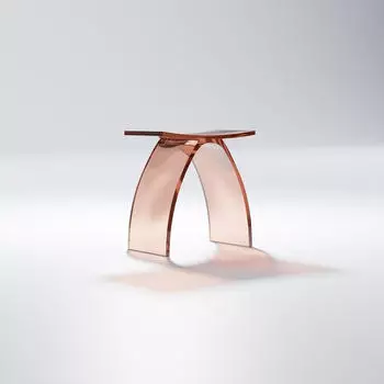 Steinberg Serie 432 Hocker aus Polyresin Apricot (432710035)