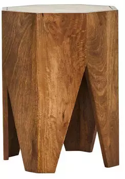House Doctor Okta Hocker aus Mangoholz Natur (264551012)