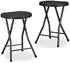Relaxdays Bastian Klapphocker 2er Set 45 x 32,5 x 29 cm (HxBxT) Kunststoff