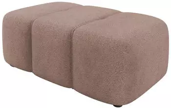 Mirjan24 Polsterhocker Boucle, rechteckig, 93x38x62cm