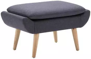 vidaXL Sitzhocker Stoff grau 73x42x43cm (246989)