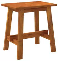 vidaXL Hocker 45x29x45 cm Rechteckig Massivholz Akazie