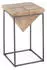 Bizzotto Prismy Hocker Tannenholz, Stahlgestell, 25,5x25,5x46cm (Prismy)