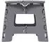 Arregui TB-022 Klapphocker 22cm Grau, Erwachsene & Kinder, 150kg (TB-022-G)