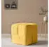 CLP Forinta Cord Sitzhocker quadratisch, Gelb (326737)