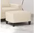 vidaXL Fußhocker Beige 60x50x41cm Mikrofasergewebe (349346)