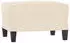 vidaXL Fußhocker Beige 60x50x41cm Mikrofasergewebe (349346)