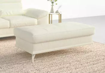 sit&more Cabrio Hocker 133x48x72cm Federkern, altwei&szlig; (30683552-0)