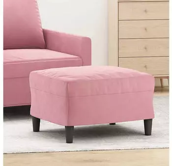 vidaXL Fu&szlig;hocker Rosa 60x50x41cm Samt (349296)