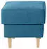 Max Winzer Lorris Sitzhocker Velourstoff petrol, 53x53x45cm (2900-5100-2051717-F01)