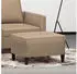 vidaXL Fußhocker Kunstleder Cappuccino-Braun 60x50x41cm (349292)