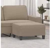 Fu&szlig;hocker Taupe 70x55x41 Cm Mikrofasergewebe Vidaxl