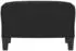 vidaXL Fußhocker Mikrofasergewebe Schwarz 60x50x41cm (349344)