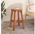 vidaXL Hocker Rund Massivholz Akazie Braun 38x38x45cm (153331)