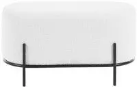SalesFever Polsterhocker "Komfortabler Polsterhocker" mit Design-Gestell aus