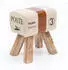 Finebuy Sitzhocker Turnhocker 40x30x47 cm beige