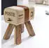 Finebuy Sitzhocker Turnhocker 40x30x47 cm beige