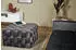 Jahnke WEB ART M Hocker Samt, Flechtoptik, Platingrau (94425032-0)