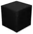 Best for Home Noir Cube Sitzwürfel Kunstleder Schwarz 40x40x40cm