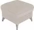 sit&more Astoria Polsterhocker 63x48x74cm 100% Polyester, nature (94577958-0)