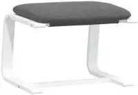 Vidaxl Footstool Dark Grey 51x41x40 Cm Fabric
