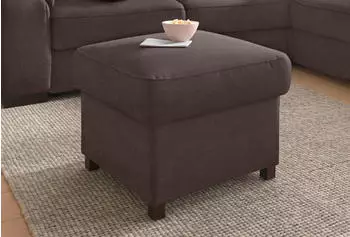 sit&more Montego Polsterhocker Polyester braun 60x46x60cm