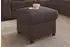 sit&more Montego Polsterhocker Polyester braun 60x46x60cm