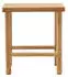 Livetastic Noster Hocker Teakholz massiv, hellbraun, 42x46x42cm (002615046001)