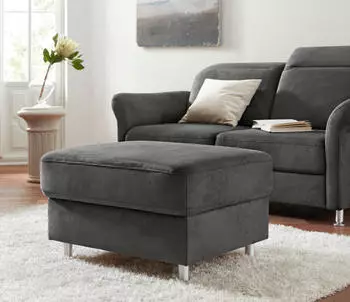 sit&more Darwin Stauraumhocker mit Federkern, Anthrazit, 64x76x46cm (64622136-0)