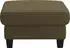 Home Affaire Varese Polsterhocker Olive, Kreuznaht Beige, 77x49x67cm (65435835-0)