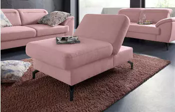 sit&more Percy Polsterhocker mit Klappfunktion, altrosa, 114x71x46cm (87999227-0)
